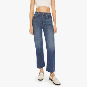MOTHER The Rambler Ankle Fray Jeans in On Duty Size 31